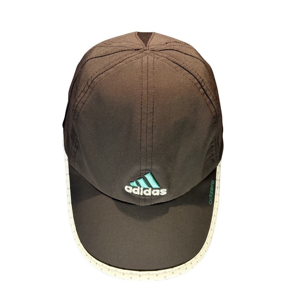 Adidas Adizero Hat Black Lightweight Running Cap Adjustable OSFA